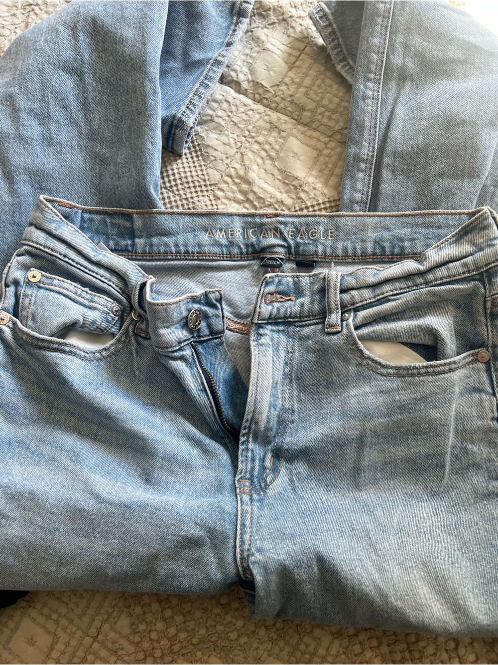 American Eagle Outfitters Light Blue Relaxed Fit Men's Jeans